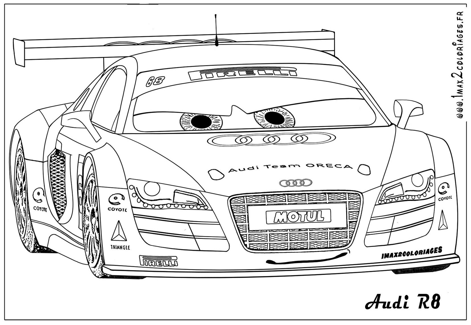 Pics Photos  Audi R8 Coloring Pages For Kids