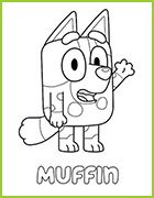 muffin coloriage