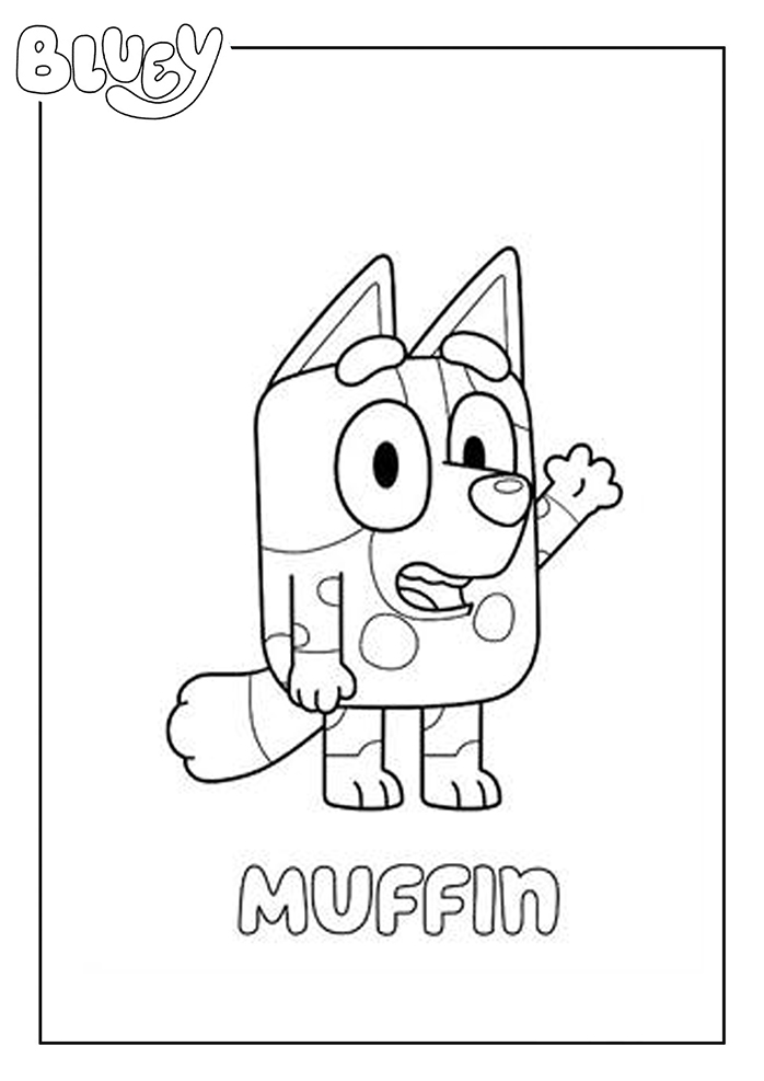 Muffin coloriages