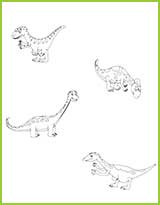 coloriages de dinoasaures