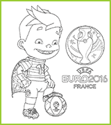 coloriage euro 2016 la mascotte victor