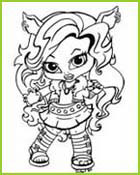 monster high coloriage