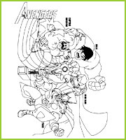 Thor Hulk Capt America et Iron Man