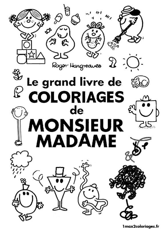 Madame Boute En Train Monsieur Madame Coloriage Goldorak Coloriage ...